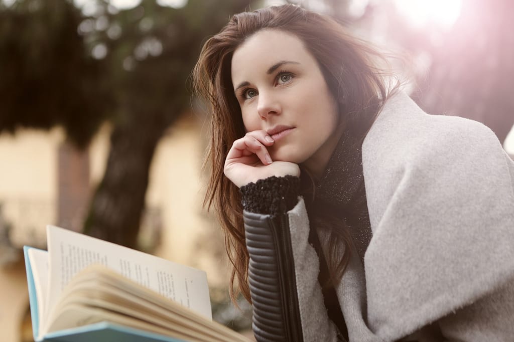 girl reading highly sensitive person traits