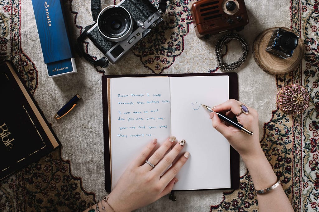 journal for stop the negative self-talk
