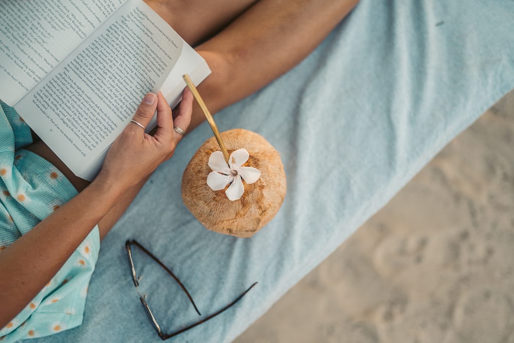 reading book on highly sensitive person