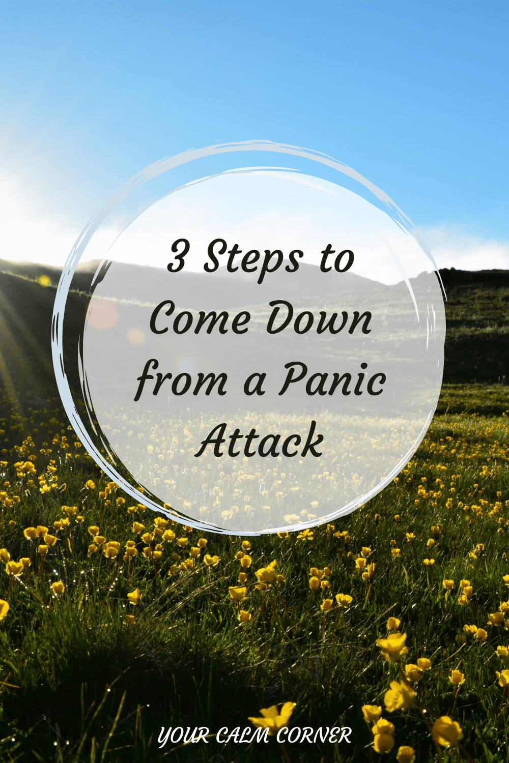 Pinterest on how to calm down from a panic attack