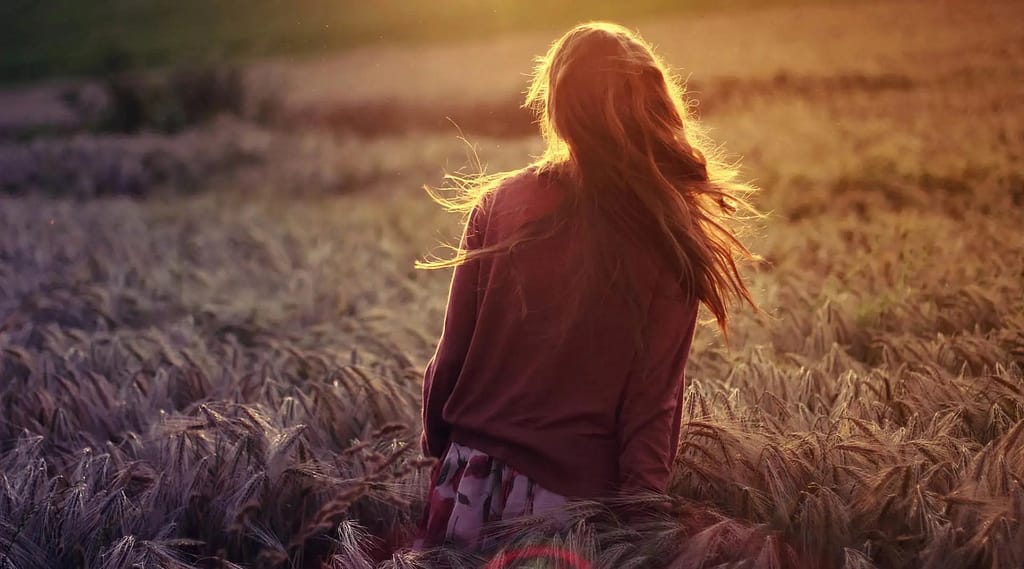 girl thinking and stop the negative self-talk